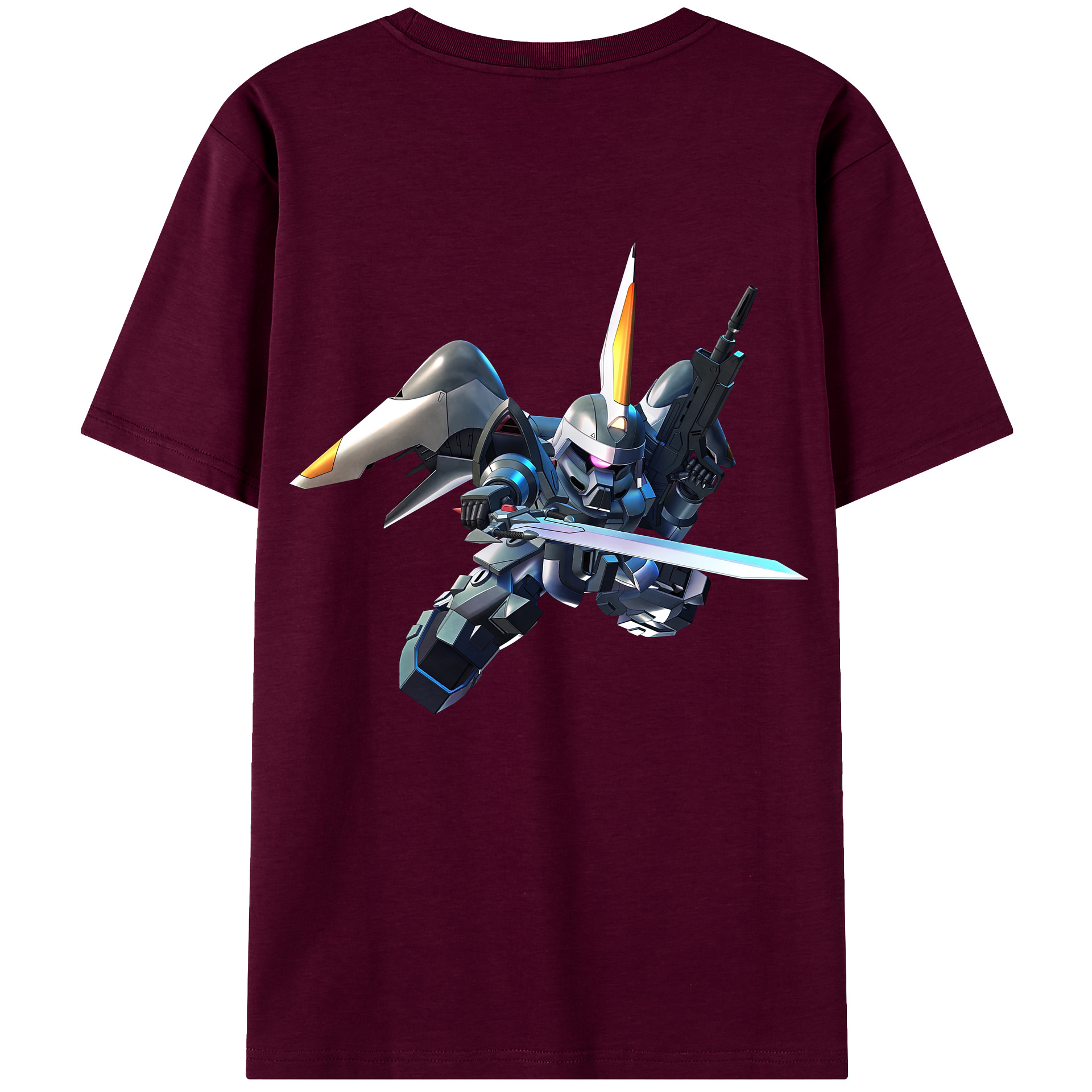 （画像用） 機動戦士ガンダム Mobile Suit Gundam レディース半袖Tシャツ(バックプリント)